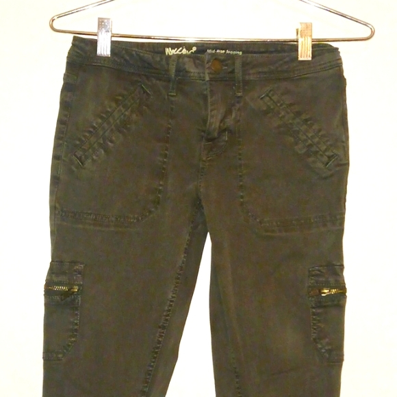 Massimo gray mid rise Jeggings 24 - Picture 2 of 5